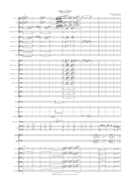 Worthy Is The Lamb Choir And Orchestra Sheet Music