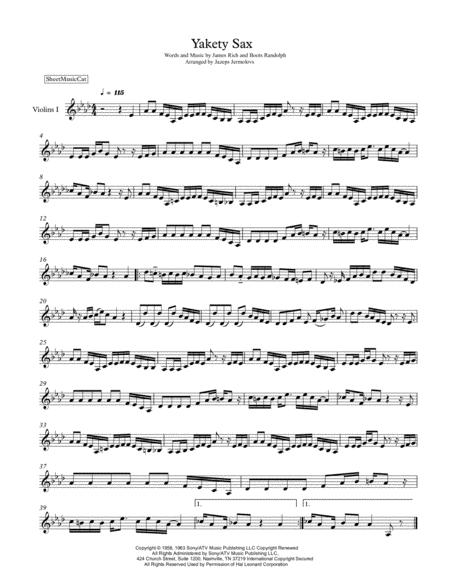 Yakety Sax For Violin Sheet Music