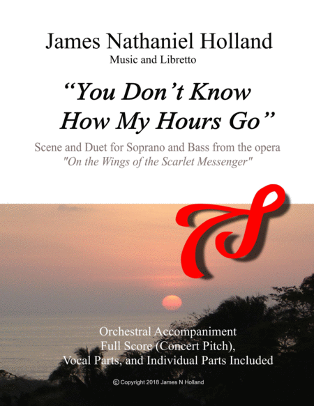 Free Sheet Music You Dont Know How My Hours Go Opera Duet For Soprano And Bass With Orchestra