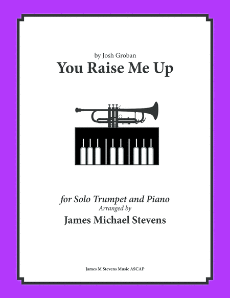 You Raise Me Up Solo Trumpet Piano Sheet Music