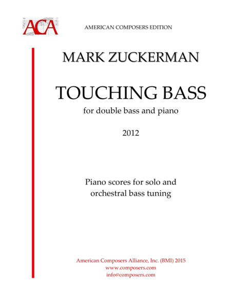 Free Sheet Music Zuckerman Touching Bass