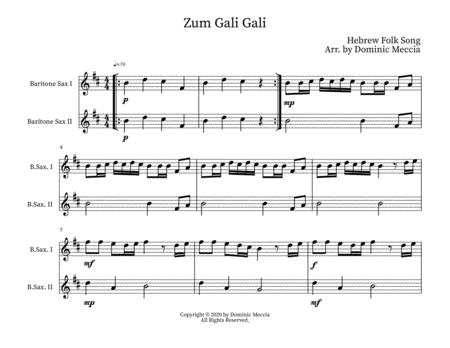 Zum Gali Gali Bari Sax Duet Sheet Music