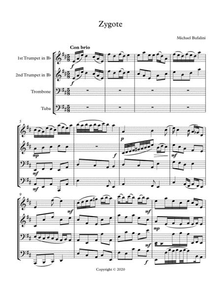 Free Sheet Music Zygote