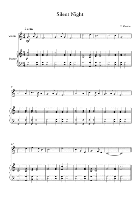 10 Easy Classical Pieces For Violin Piano Vol 2 Page 2