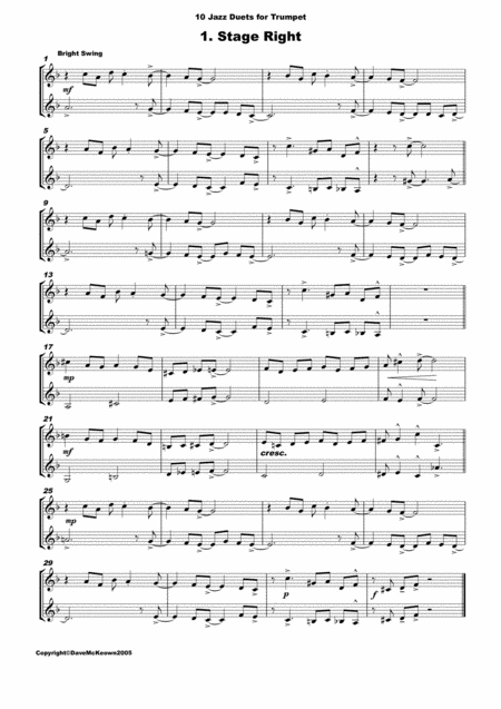 10 Jazz Duets For Trumpet Page 2