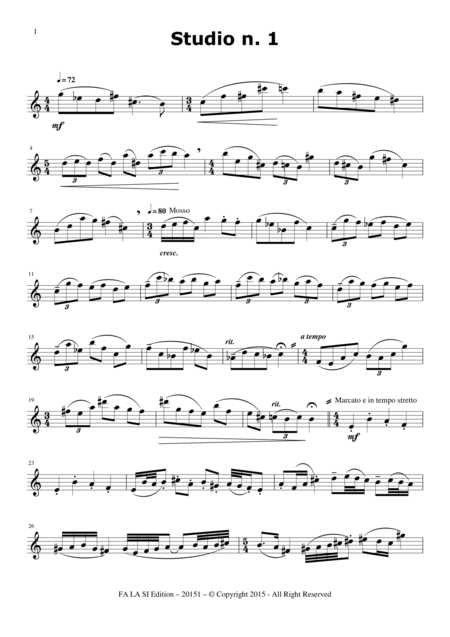 10 Studies Caprice For Saxophone Page 2