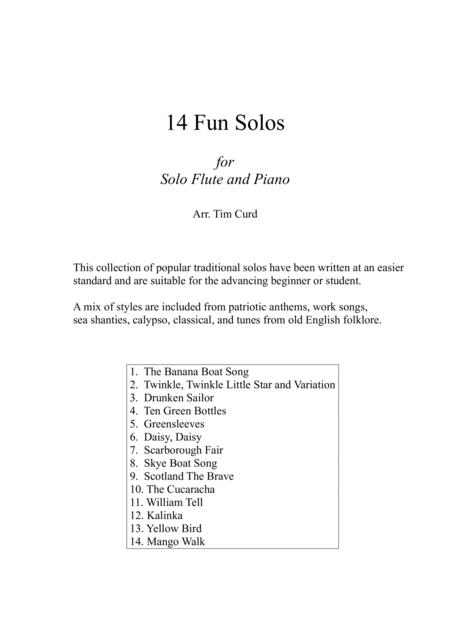 14 Fun Solos For Flute And Piano Page 2