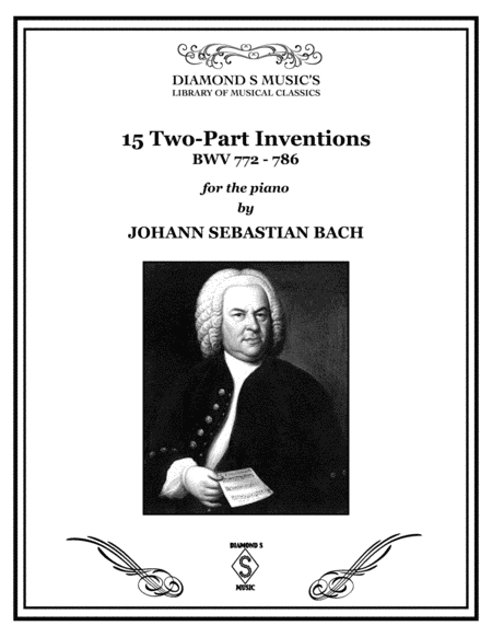 15 2 Part Inventions By Js Bach Bwv 772 786 For Solo Piano Page 2