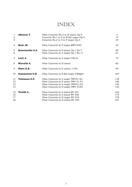 18 Oboe Concertos Various Composers For Oboe And Piano Scores And Oboe Part Page 2