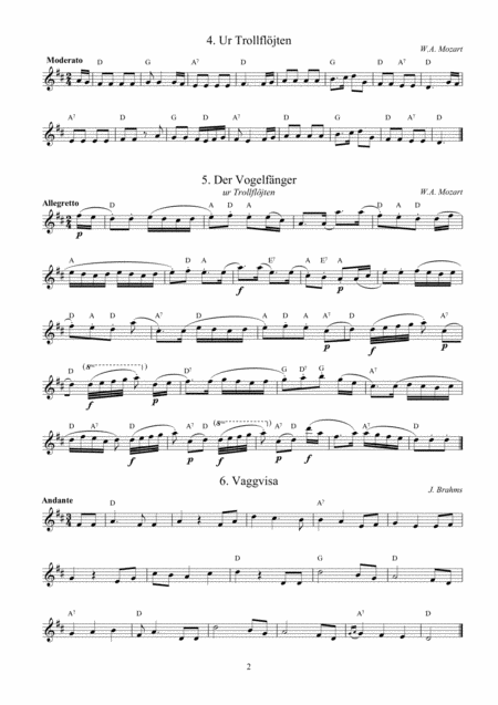 19 Famous Classical Pieces Lead Sheet With Guitar Chords Page 2