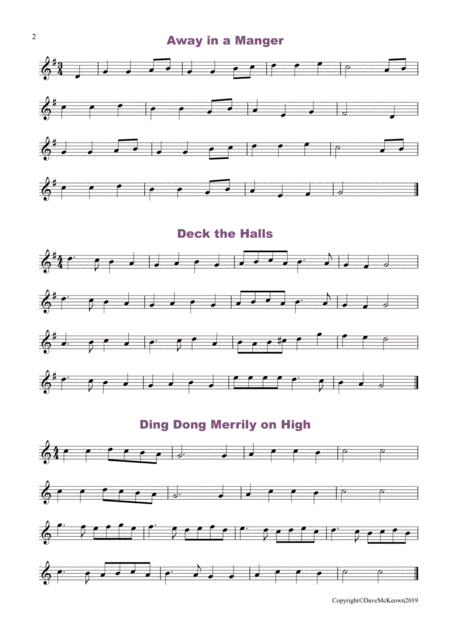 20 Really Easy Christmas Carols For Tenor Saxophone Page 2