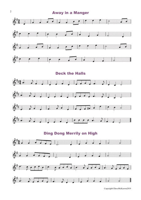 20 Really Easy Christmas Carols For Trumpet Page 2