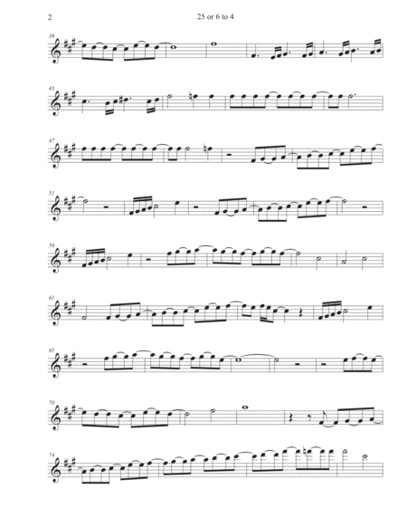 25 Or 6 To 4 Clarinet Gtr Solo Incl Page 2