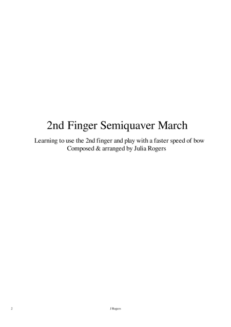 2nd Finger Semiquavers Page 2