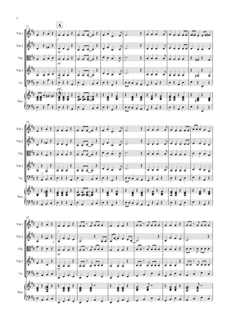 3 Jazzy Christmas Pieces For String Quartet Page 2