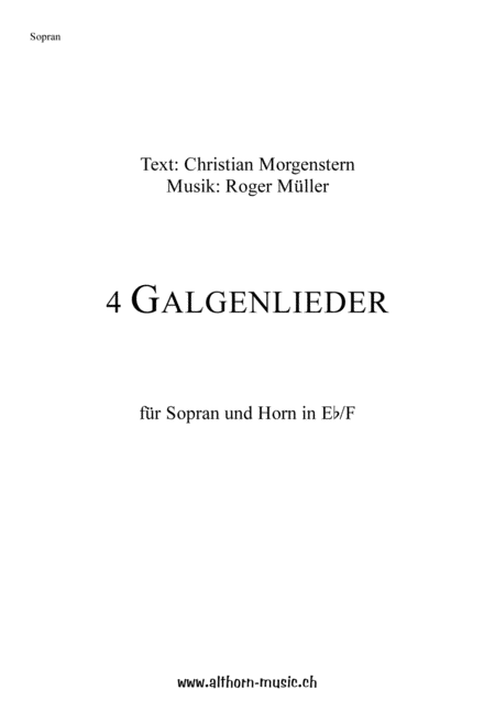 4 Galgenlieder 4 Gallow Songs Page 2