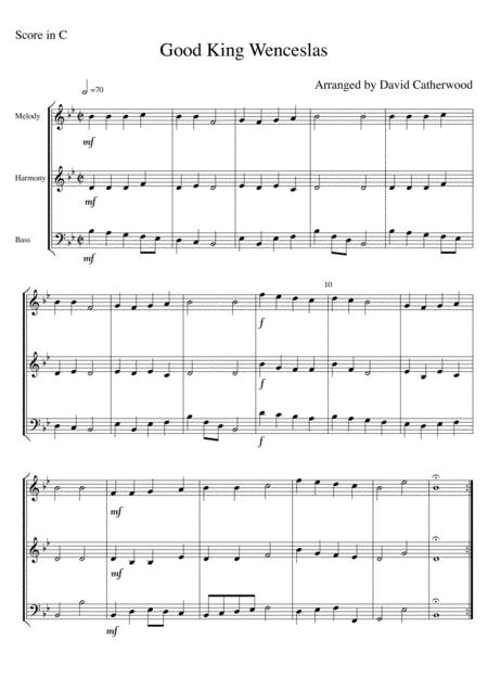 5 Carols In 3 Part Flexible Arrangements Good King Wenceslas Away In A Manger Joy To The World Hark The Herald O Come All Ye Faithful Page 2