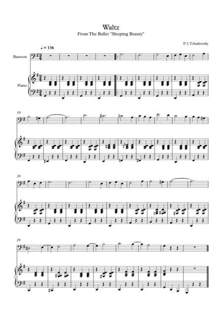 7 Easy Classical Waltzes For Bassoon Piano Page 2