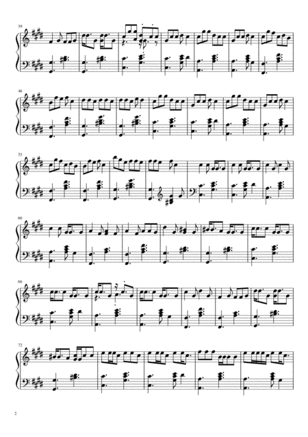 7 Rings Piano Version Page 2