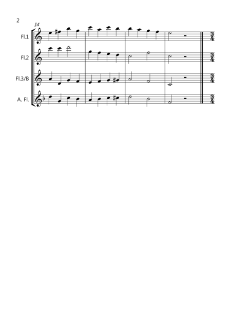8 Easy Christmas Trios For Flute Page 2