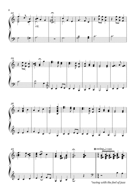 9 Christmas Carols 2 Octave Handbells Page 2