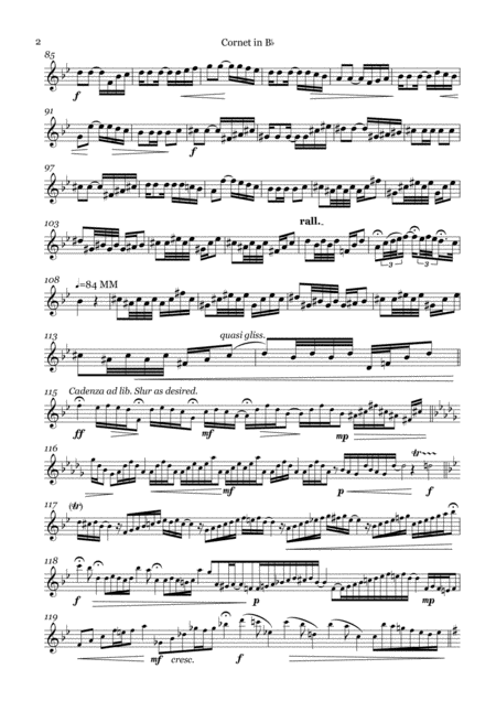 A Breeze From Alabama Arr Siddons Cornet Part Page 2