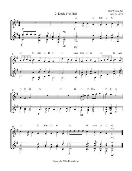 A Christmas Primer Oboe And Guitar Score And Parts Page 2