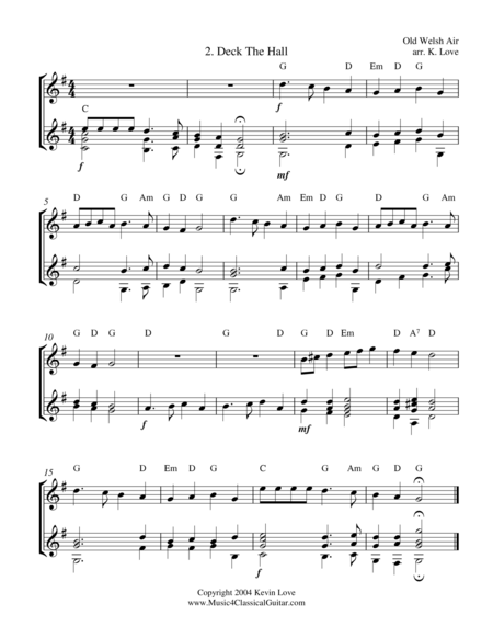 A Christmas Primer Recorder And Guitar Score And Parts Page 2