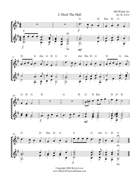 A Christmas Primer Violin And Guitar Score And Parts Page 2