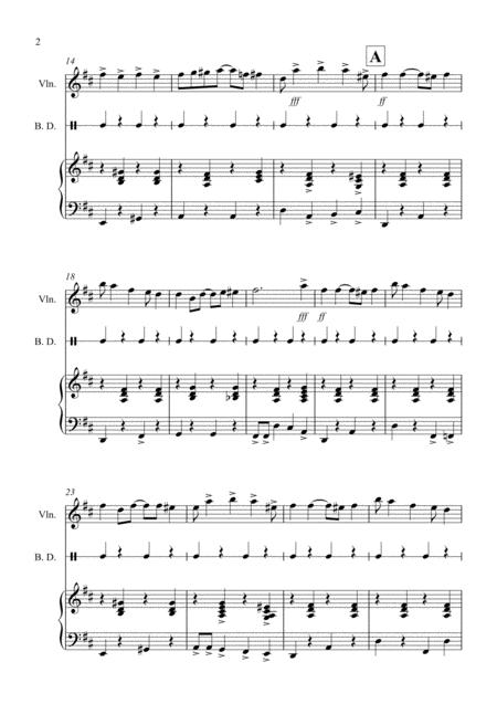 A Christmas Ragtime For Violin And Piano Page 2