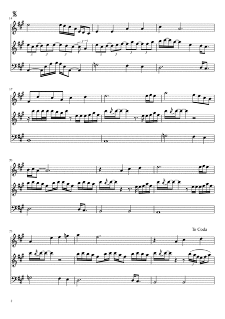 A Couple Of Forevers Violin 1 Violin 2 Cello Trio Page 2