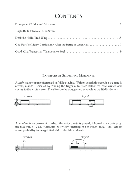 A Fiddlers Christmas Volume One Page 2