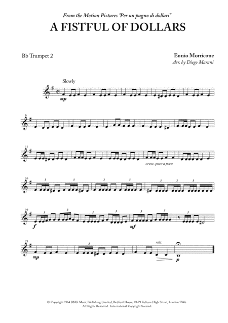 A Fistful Of Dollars For Brass Quartet Page 2