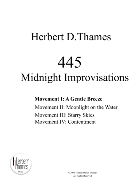 A Gentle Breeze From 445 Midnight Improvisations Page 2