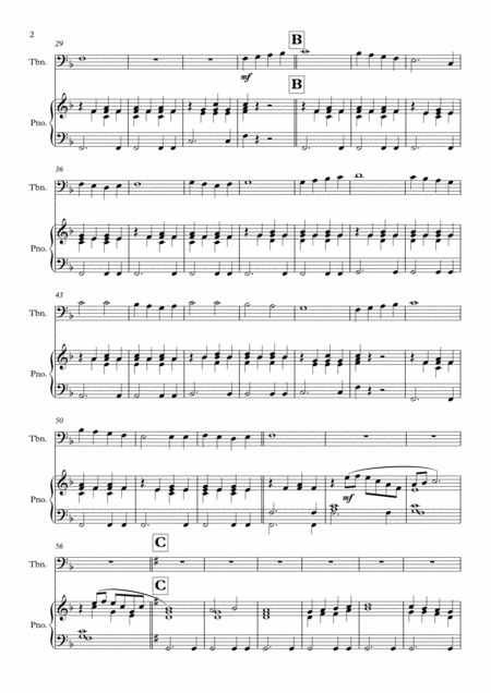 A Groovy Kind Of Love Solo For Trombone Bass Clef And Piano Page 2