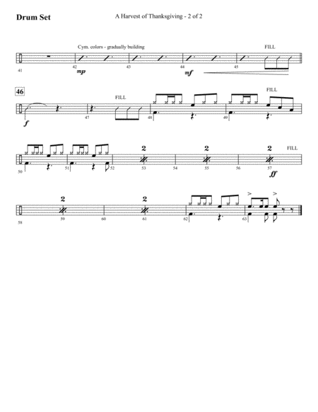 A Harvest Of Thanksgiving Drums Page 2