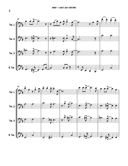 A Holly Jolly Christmas For Trombone Quartet Page 2