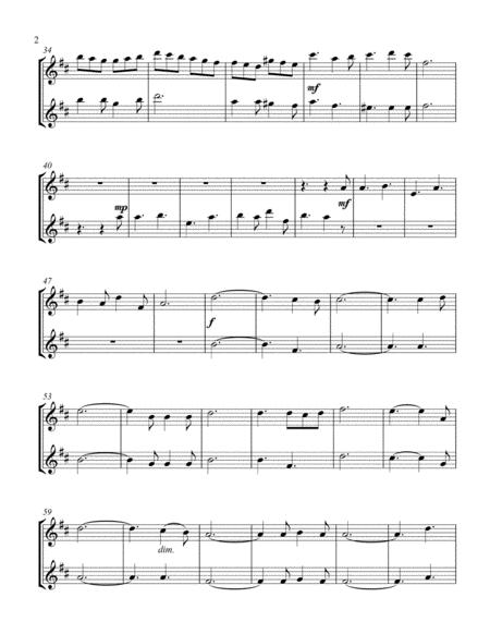 A Holy Silent Night Treble Eb Instrument Duet Parts Only Page 2