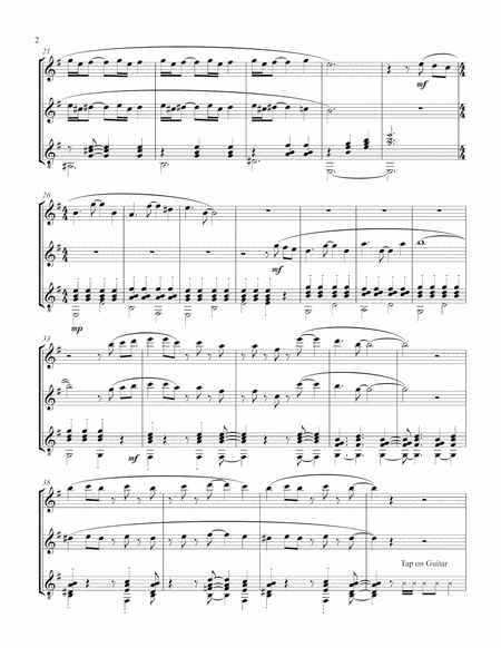 A Love Song Flute Oboe And Guitar Score And Parts Page 2