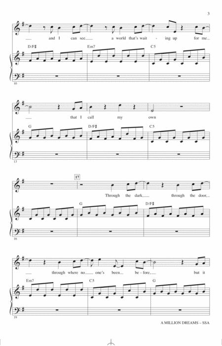 A Million Dreams From The Greatest Showman Arr Mac Huff Page 2