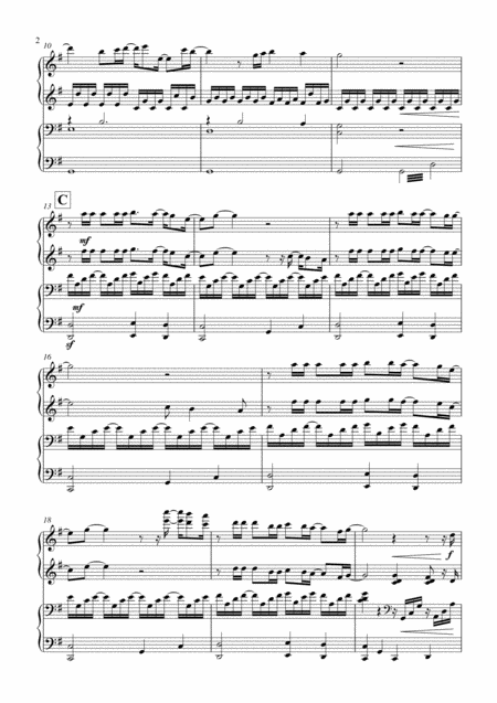 A Million Dreams Piano Duet Advanced Page 2