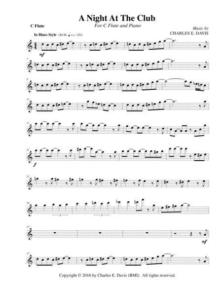 A Night At The Club C Flute And Piano Page 2