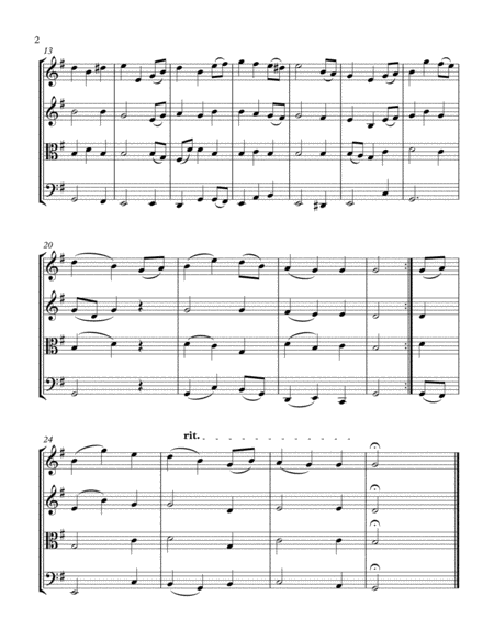 A Place In Thy Memory String Quartet Page 2