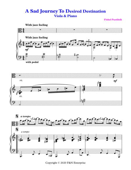 A Sad Journey To Desire Destination Piano Background Track For Viola And Piano Video Page 2