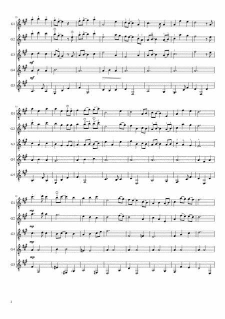 A Scottish Medley For Guitar Ensemble Page 2