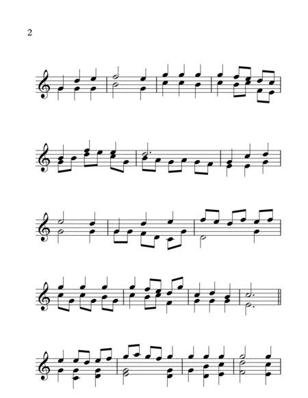 A Song Of Thankfulness To God Arranged For Handbell Choir Page 2