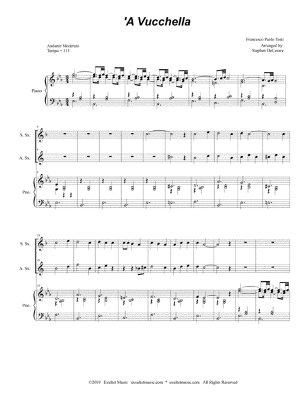 A Vucchella Duet For Soprano And Alto Saxophone Page 2