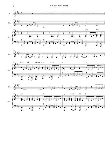 A Whole New World Duet For Bb Trumpet And French Horn Page 2