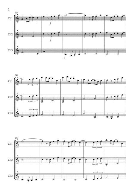 A Whole New World Easy Clarinet Trio Page 2