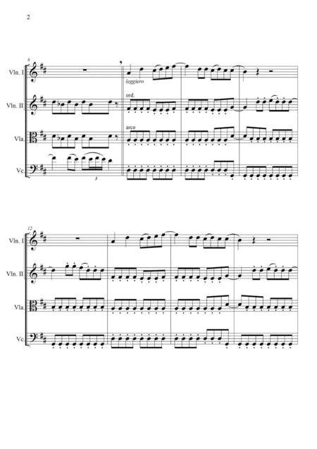 Abba Mamma Mia For String Quartet Page 2